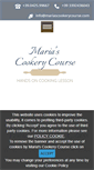 Mobile Screenshot of mariascookerycourse.com